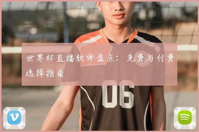 世界杯直播软件盘点:免费与付费选择指南