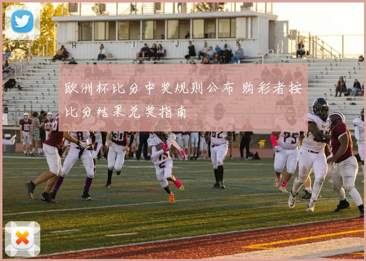 欧洲杯比分中奖规则公布 购彩者按比分结果兑奖指南