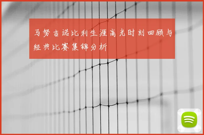 马努吉诺比利生涯高光时刻回顾与经典比赛集锦分析